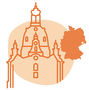 Illustrierung der Stadt Dresden