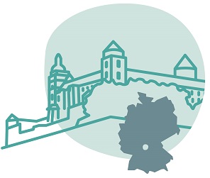 Illustrierung der Stadt Würzburg