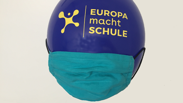EmS-Luftballon mit einer Maske