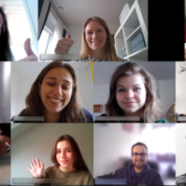Ein Screenshot mit allen Gaststudierenden, die am Wochenende an der pädagogisch-interkulturellen Schulung teilgenommen haben